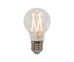 Lampada a filamento da 7W e 9W, 2200-2700K, vetro trasparente Ø60, dim-tiepido