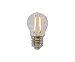 Lampada a filamento da 2,5W e 4,5W, 2700K, vetro trasparente Ø45 - dimmerabile