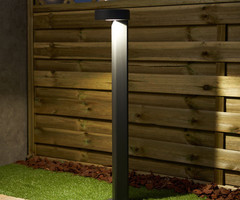 Lampada da terra industriale per esterni Ferris - antracite