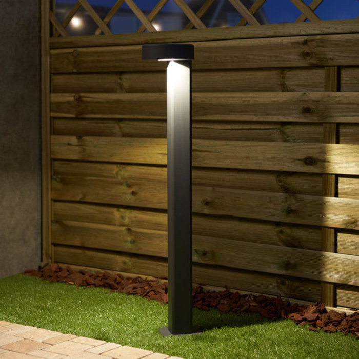 Lampada da terra industriale per esterni Ferris - antracite