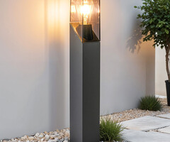 Lampada da terra industriale Jet - antracite