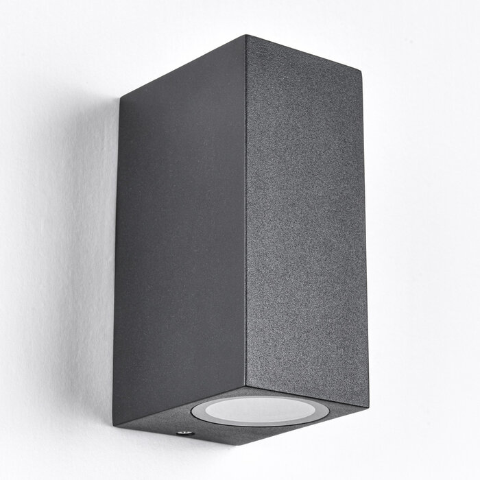 Lampada da parete moderna quadrata Dutchman - nero