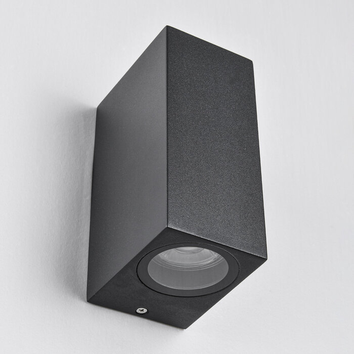 Lampada da parete moderna quadrata Dutchman - nero