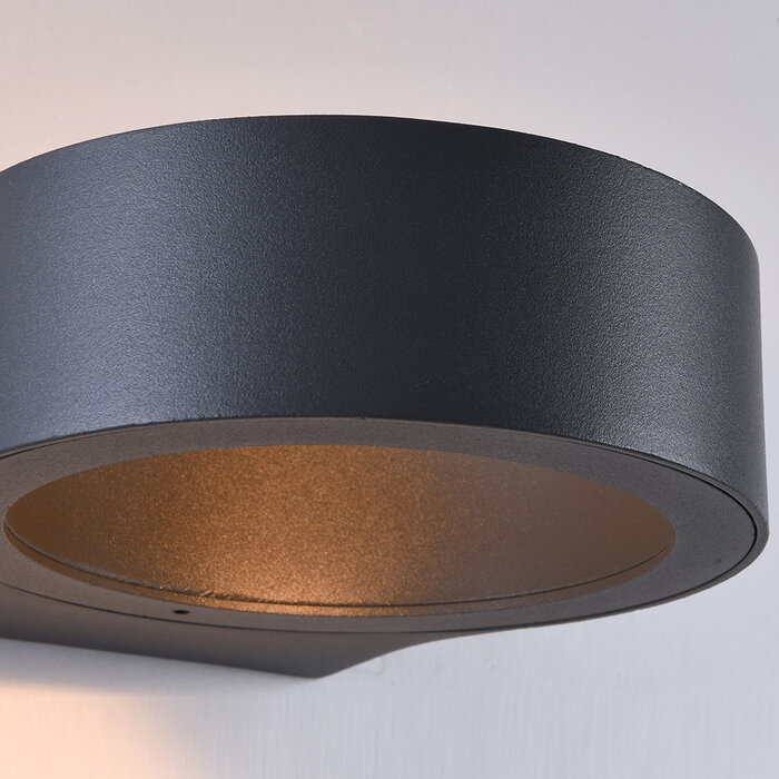 Lampada moderna da esterno Leo - nero