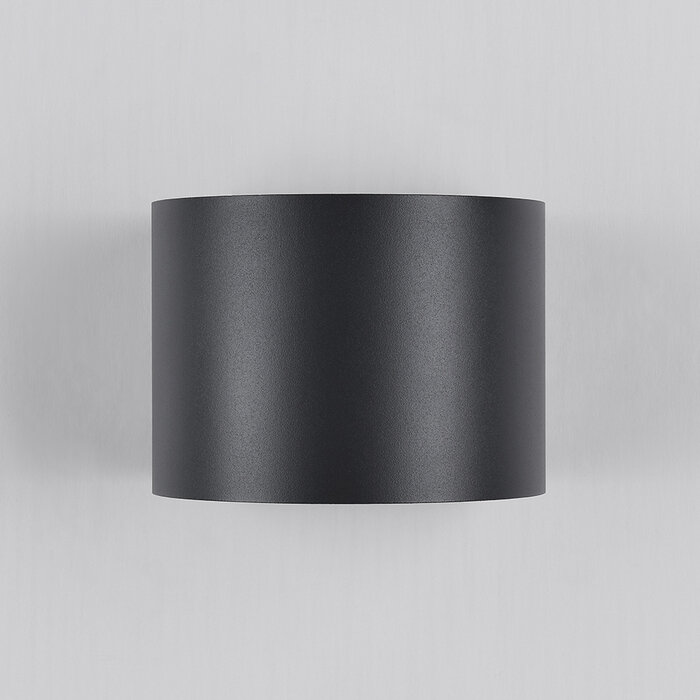 Lampada da parete rotonda Lizzy - antracite