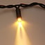 Koppelbare kerstverlichting | warm wit met blauwe twinkel | vanaf 10 meter met 100 LEDs | rubber
