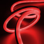 Neon lichtslang NULI in rood
