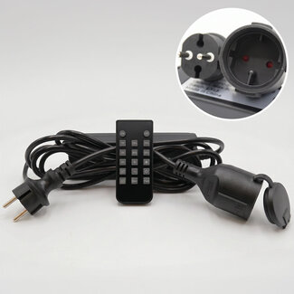 Dimmer incl. afstandsbediening, tot 350W, 500W of 650W