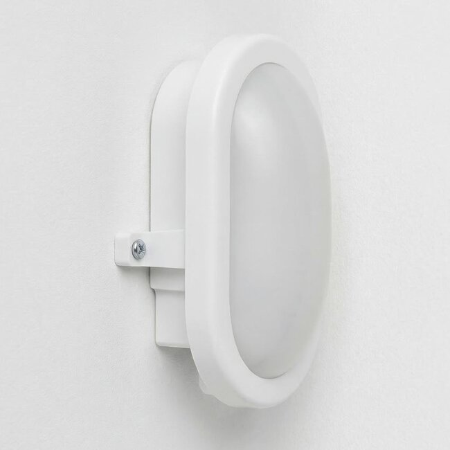 Bulkhead Ovale - bianco Dotato di LED integrato, 6 watt