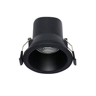 Faretto LED Miracle nero, dimmerabile, 6 watt, 3000K