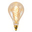 Lampadina a filamento LED dimmerabile 8,5 watt ambra a spirale croissant 160 mm
