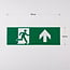 Pictogrammen set voor opbouw noodverlichtingarmaturen