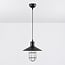 Industriële hanglamp Kiev van zwart staal