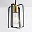 Industriële hanglamp Pisa - zwart met goud