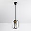 Industriële hanglamp Pisa - zwart met goud