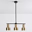 Moderne hanglamp Rome 3-lichts in goud