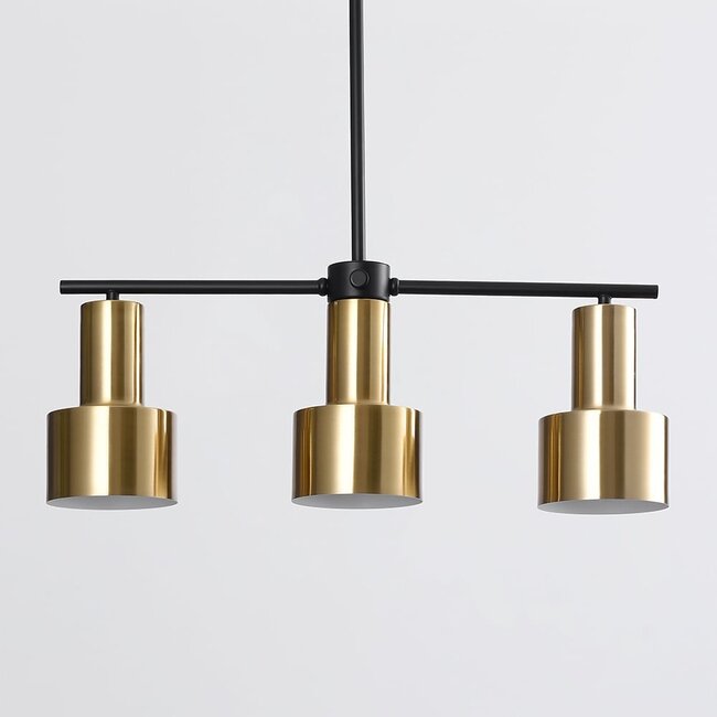 Moderne hanglamp Rome 3-lichts in goud