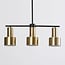 Moderne hanglamp Rome 3-lichts in goud