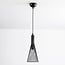 Industriële hanglamp Sofia in zwart metaal
