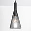 Industriële hanglamp Sofia 3-lichts in zwart metaal