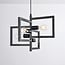 Industriële hanglamp Madrid 4-lichts met metalen constructie