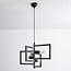 Industriële hanglamp Madrid 4-lichts met metalen constructie