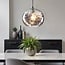 Design hanglamp Palermo - ovaal smoke glas
