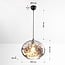 Design hanglamp Palermo - ovaal smoke glas