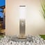 Staande RVS buitenlamp Leopoldo met sensor - 45 cm