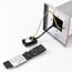 Staande RVS buitenlamp Leopoldo met sensor - 45 cm
