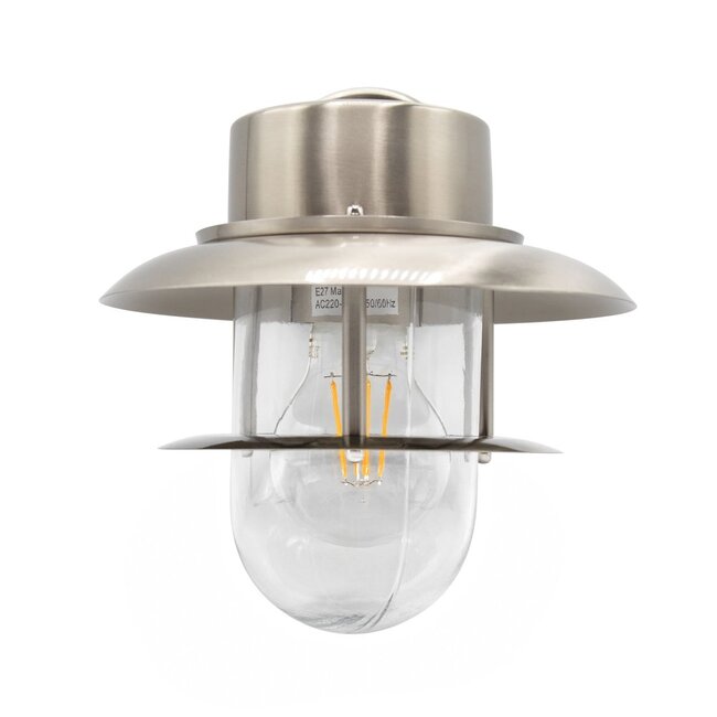 Buitenwandlamp Fabio van RVS
