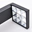 Moderne zwarte buitenlamp Carla - 50 cm met geïntegreerde LED