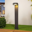 Staande buitenlamp Lucas - 50 cm antraciet met geïntegreerde LED