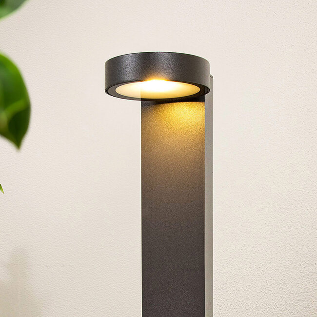 Staande buitenlamp Lucas - 50 cm antraciet met geïntegreerde LED