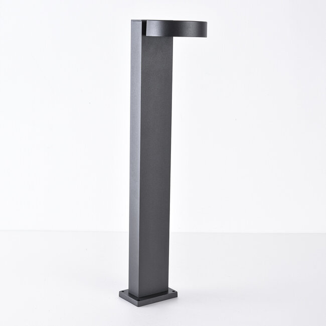 Staande buitenlamp Lucas - 50 cm antraciet met geïntegreerde LED