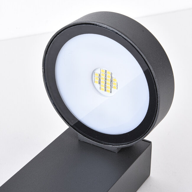 Staande buitenlamp Lucas - 50 cm antraciet met geïntegreerde LED