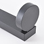 Staande buitenlamp Lucas - 50 cm antraciet met geïntegreerde LED