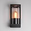 Industriële buitenwandlamp Judy - zwart