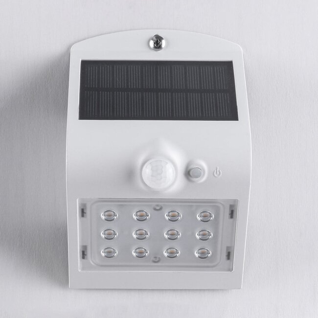 Applique solare Alien 1,5W con sensore - bianco