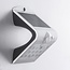 Solar wandlamp Alien 1,5W met sensor - wit