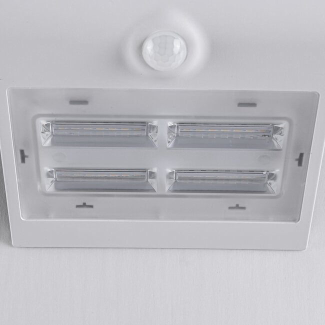 Applique da esterno solare Single Conan 3,2W con sensore - bianco