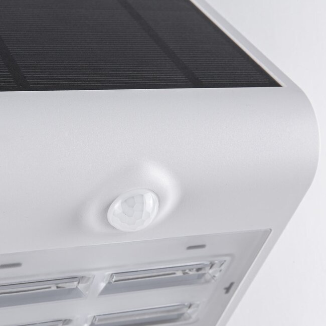 Applique da esterno solare Single Conan 3,2W con sensore - bianco