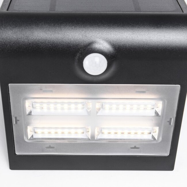 Applique da esterno solare Single Conan 3,2W con sensore - nero