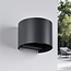 Applique da esterno Lizzy rotonda - antracite con LED integrato