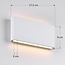 2-lichts buitenwandlamp Tommy - wit met geïntegreerde LED