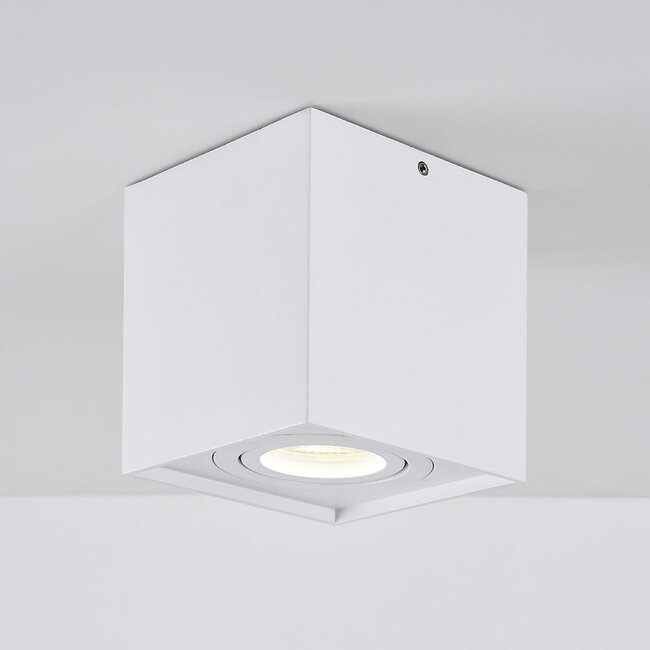 Design spot Carl, kantelbaar - wit