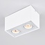 Design spot Timmy kantelbaar, 2-lichts - wit