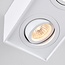 Design spot Timmy kantelbaar, 2-lichts - wit