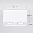 Faretto design Timmy inclinabile, a 2 luci - bianco