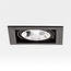 Faretto a incasso regolabile AR111 Carter - nero